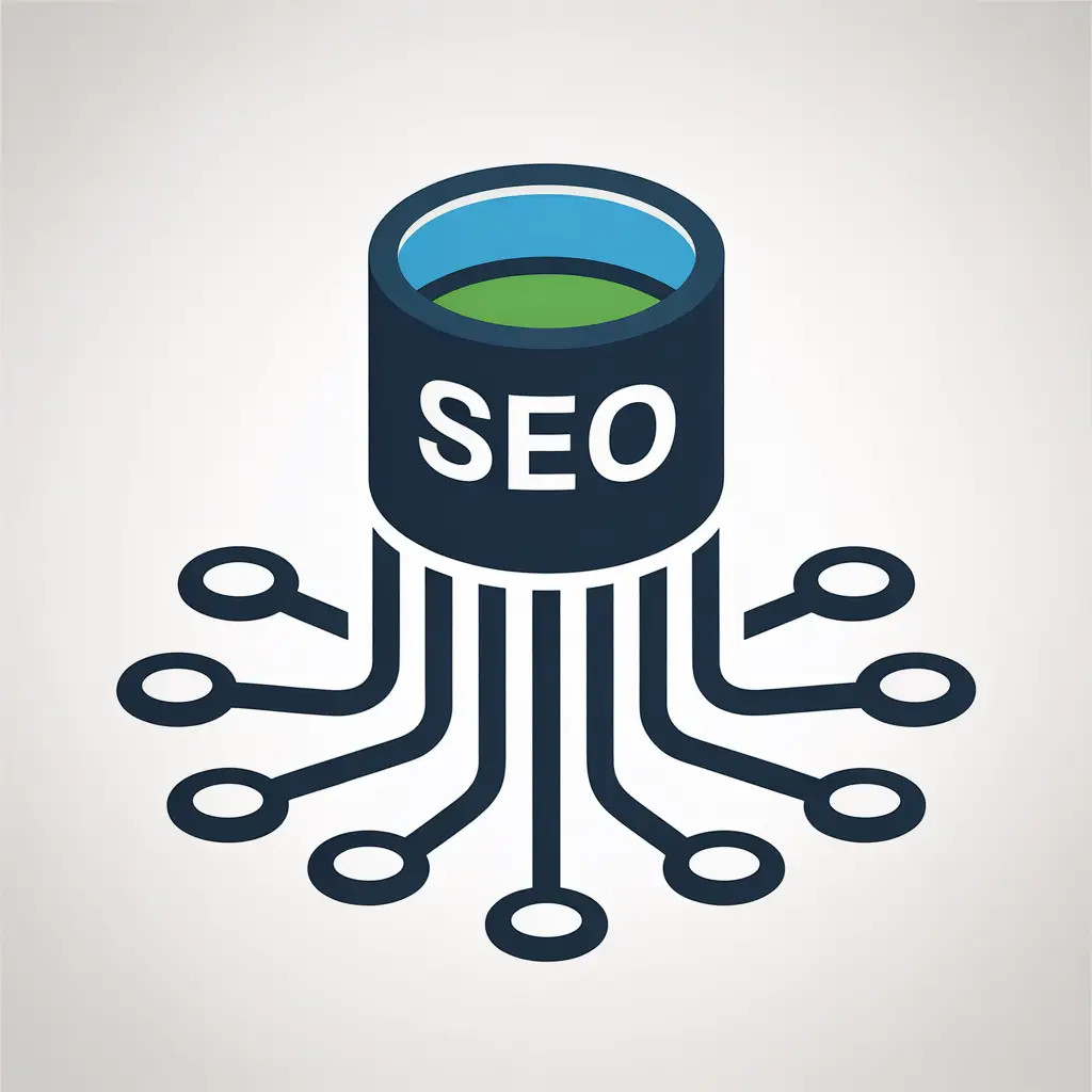 Ilustração do conceito de backlinks, mostrando links de outros sites fortalecendo a autoridade de um site de afiliado Deriv.