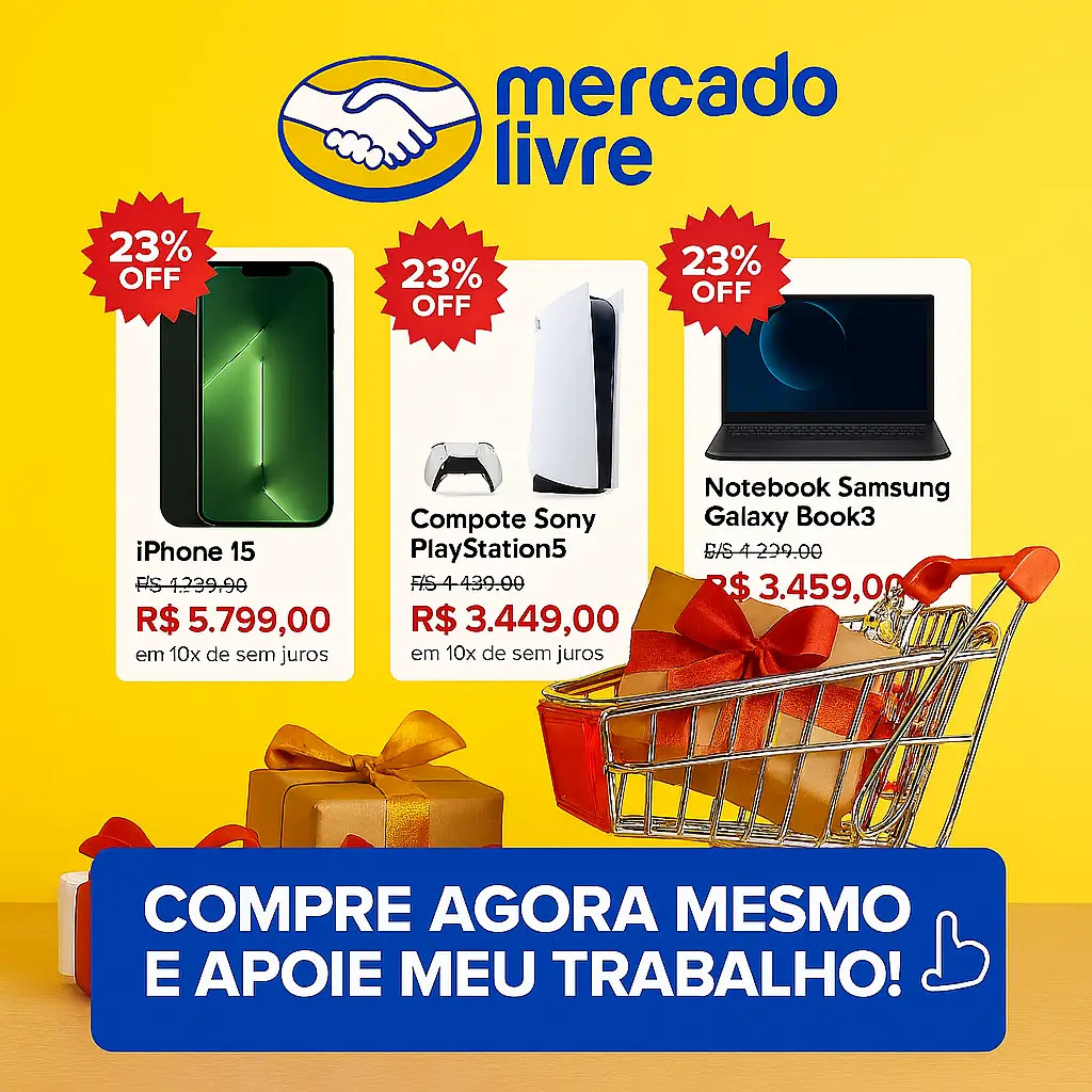 Publicidade Ofertas Mercado Livre