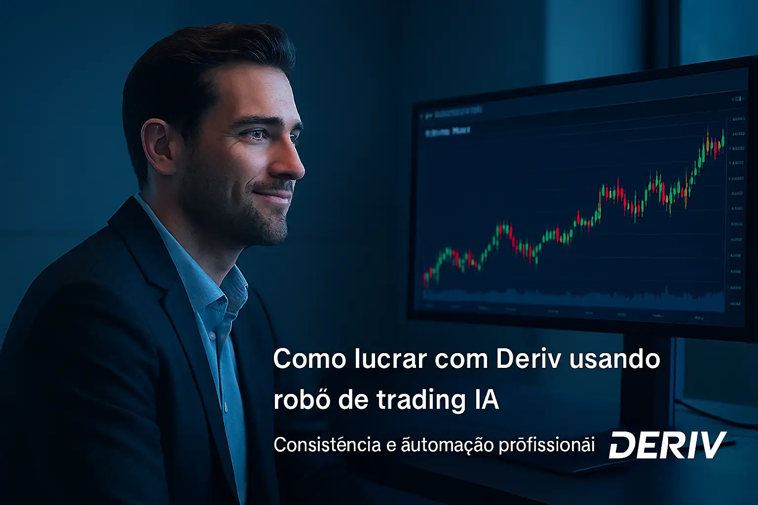 Como lucrar com Deriv usando robô de trading IA