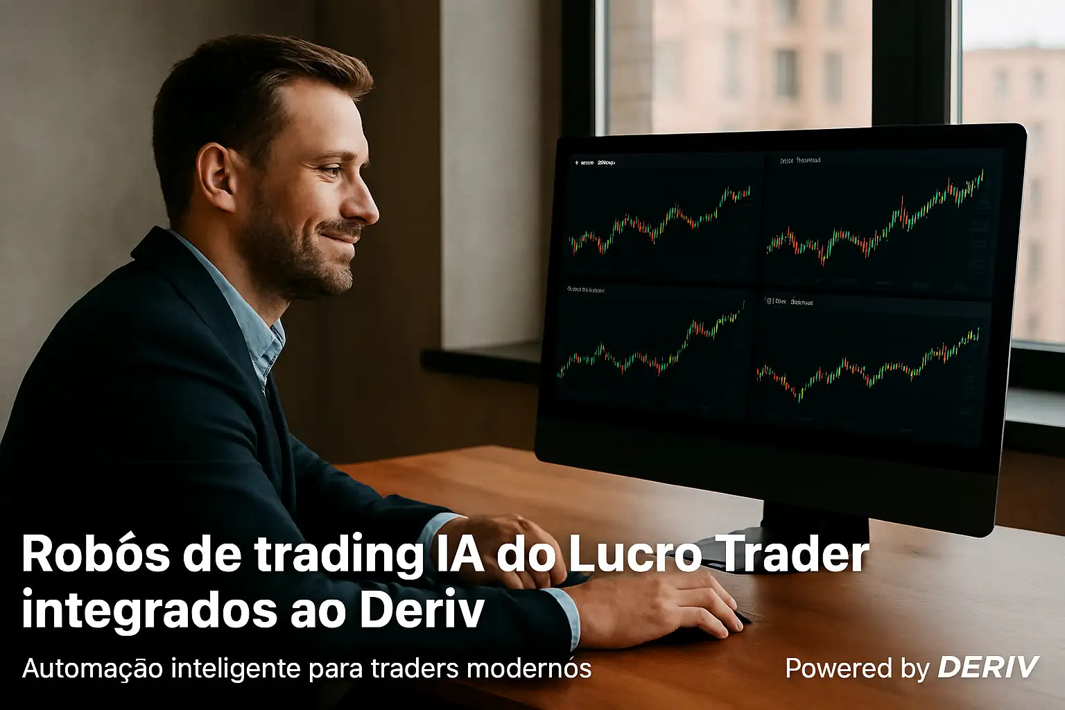 Robôs de trading IA do Lucro Trader integrados ao Deriv