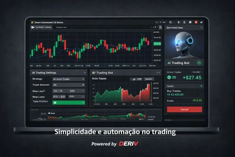 Plataforma de trading automatizado Lucro Trader para iniciantes