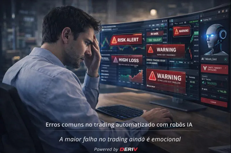 Erros comuns no trading automatizado com robôs IA