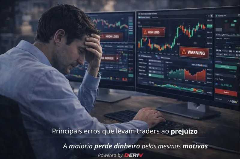 Principais erros que levam traders ao prejuízo