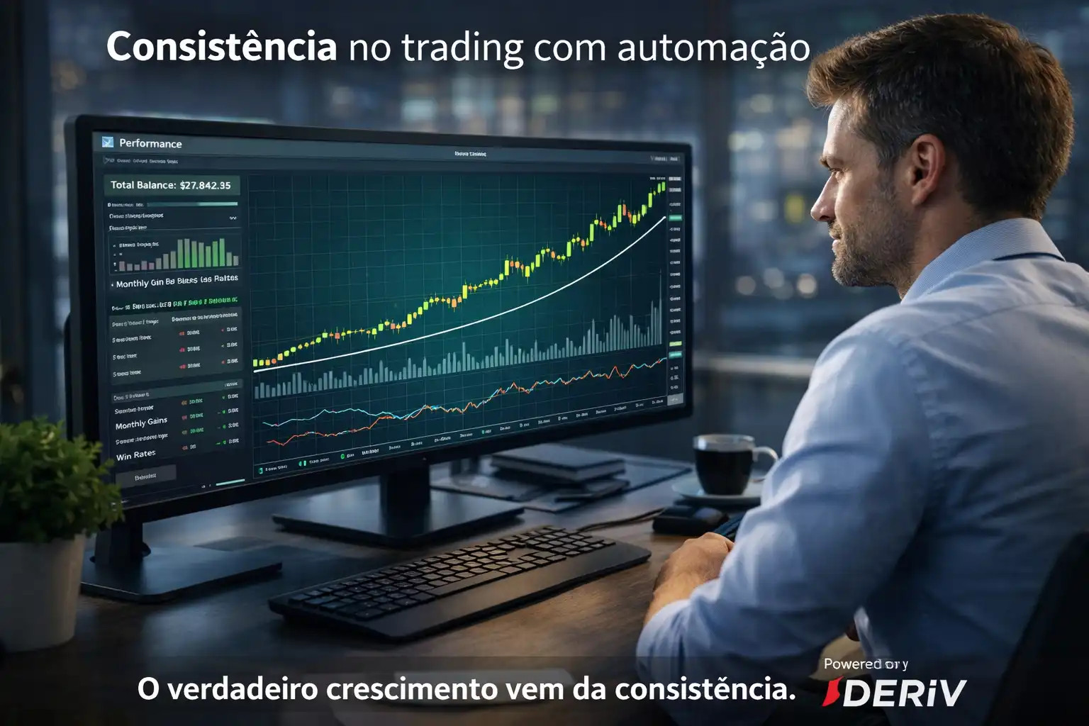Consistência no trading com automação