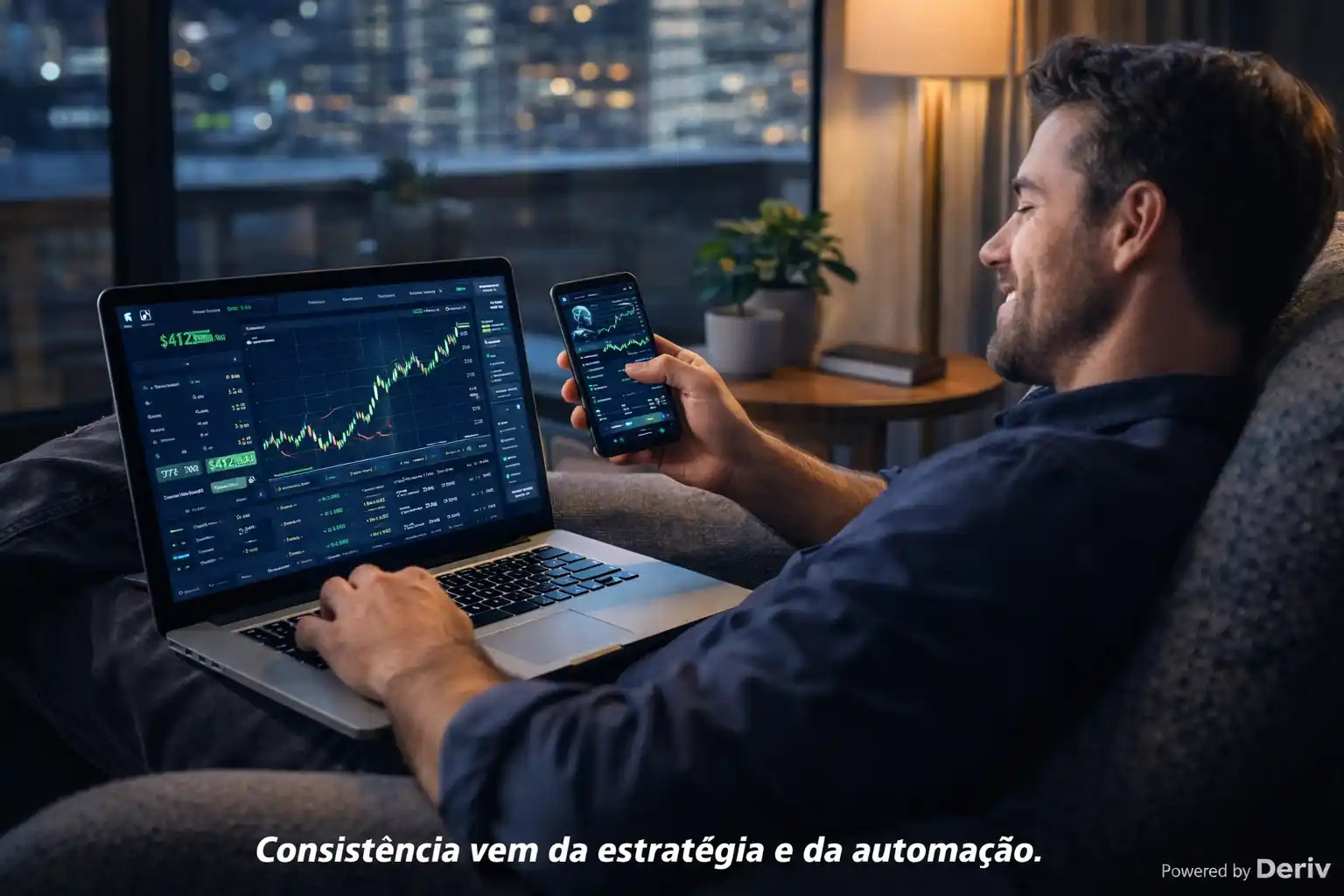 Trader com resultados consistentes usando automação