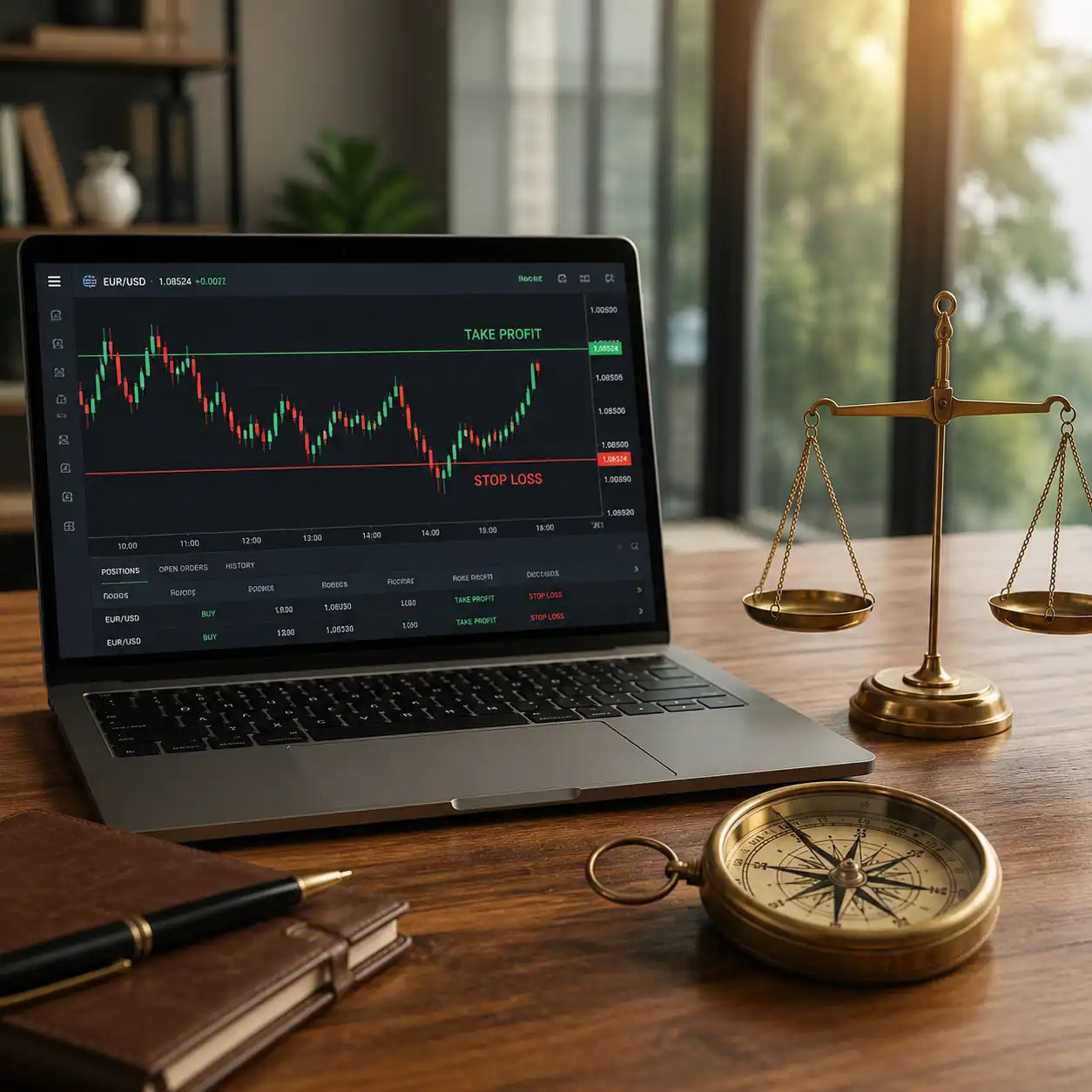 Gestão de risco no trading: o pilar da consistência com stop loss e take profit