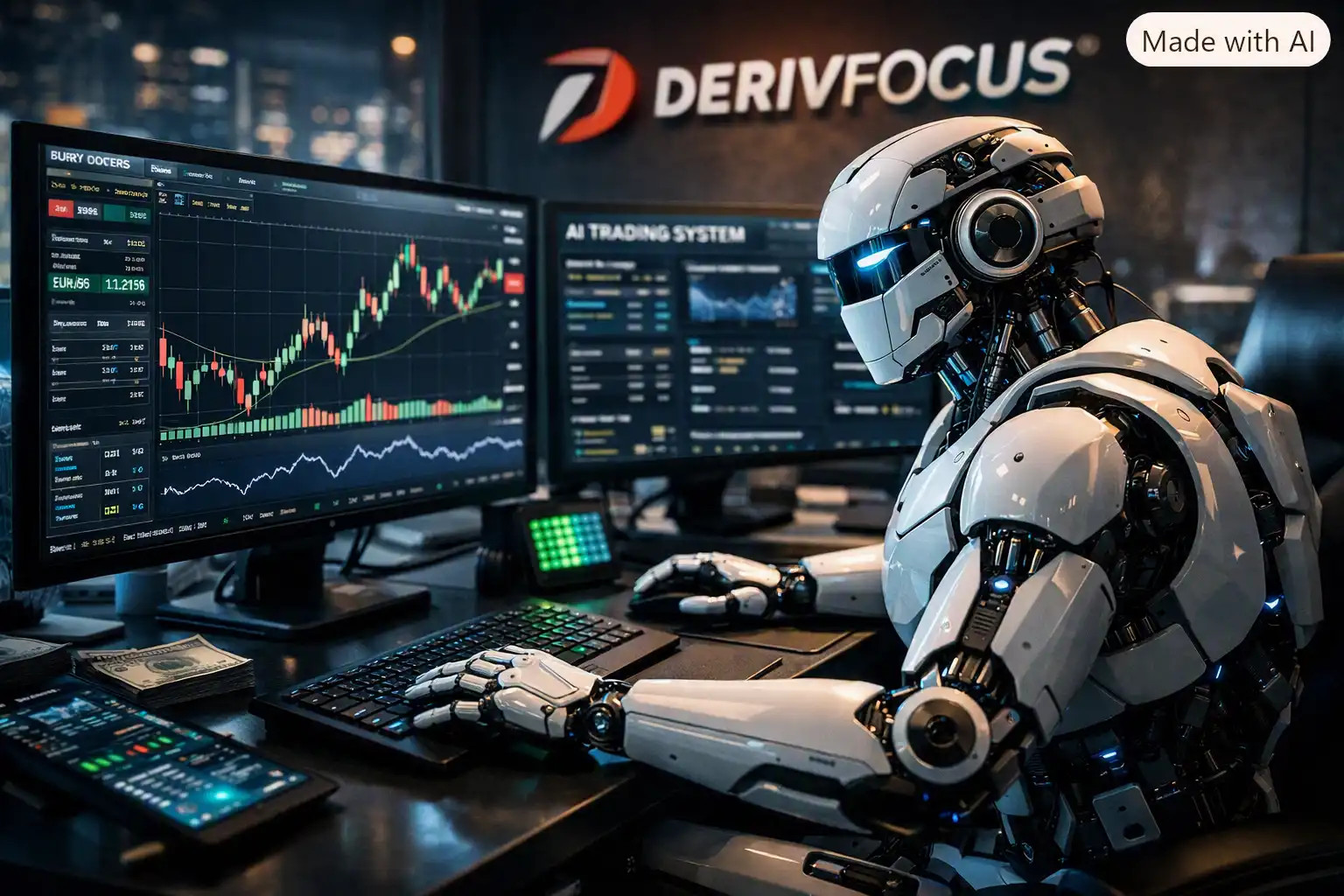 Robô de trading com IA para Deriv