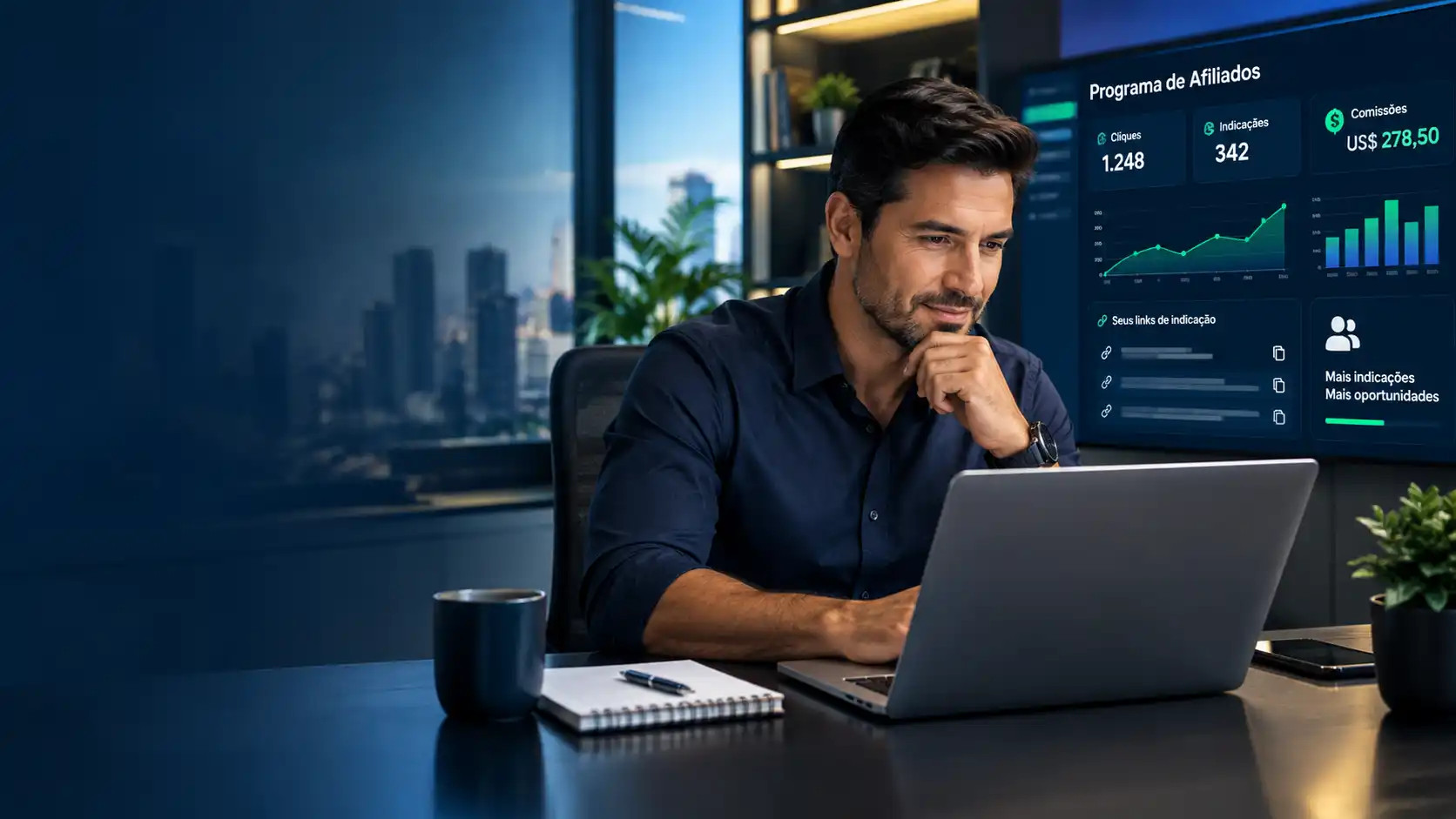 Programa de afiliados Forex e marketing financeiro com a Lucro Trader Turbo